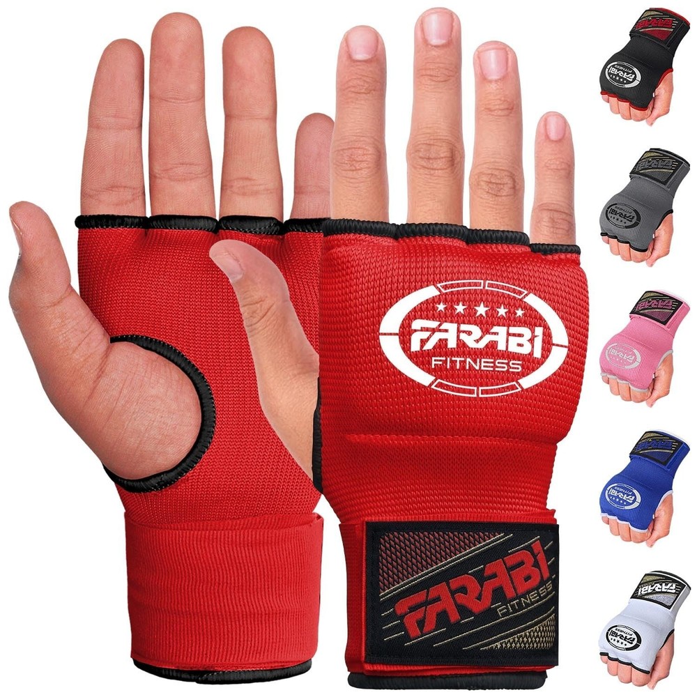 Hybrid Weight Lifting Hand Wraps Gel Inner Gloves for MMA Muay Thai Fitness