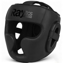 Raytos Boxing Headgear for Men Women – Professional One Size, Black