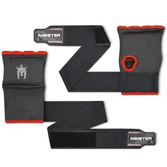 MEISTER GEL PADDED PROWRAPS Inner Hand Wrap Gloves – MMA Boxing Wrist Fight PAIR