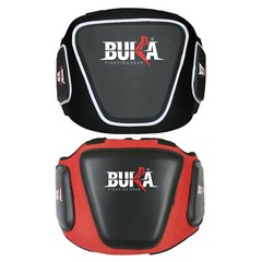 BUKA Boxing Belly Pad Body Protector MMA Muay Thai Taekwondo Training Rib Shield