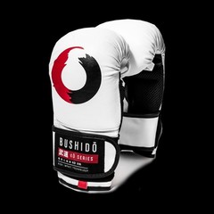 Bushido KO Series 2 High Impact Head Gear Helmet & Sparring Gloves Bundle Medium