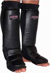 Amber Ultimate MMA Shin & Instep Protector,Durable Nylon with Reinforced Leather