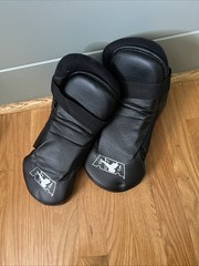 ATA Taekwondo Martial Arts Sparring Foot Pads Gear Black Size 13