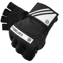 Sanabul Gel Boxing Hand Wraps for Men & Women Muay Large-X-Large, Black/White