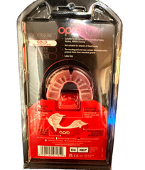 Opro Gold Mouthguard Youth & Adult Sports Dental Protection Football MMA RED