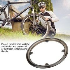 ♡ Black Bicycle Sprocket Protective Cover With 4 Holes Plastic Bike Chainwheel