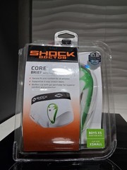 Shock Doctor Core Brief With Bioflex Cup. Size X Small Boys X 5