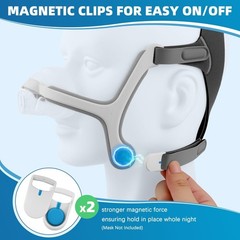 Soft Adjustable N20 Headgear Strap Set with Magnetic Clips – Comfortable Support