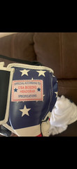 ringside headgear usa competition headgear red white and blue small