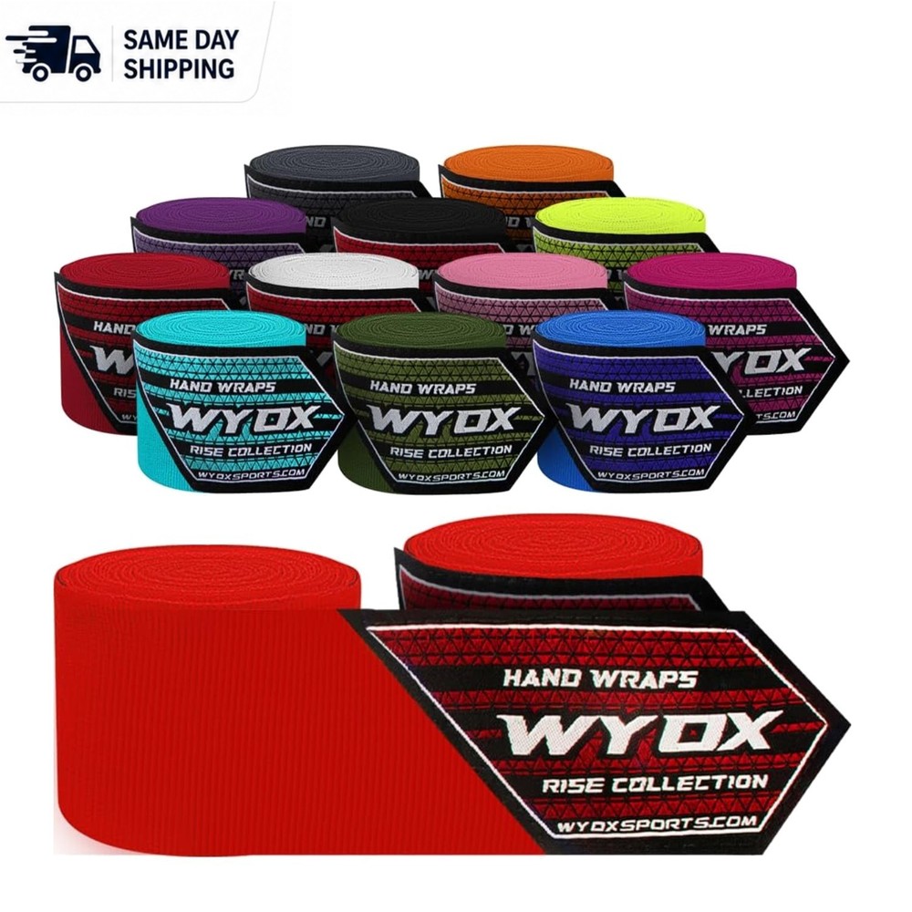 Durable 4.5m Gel Boxing Hand Wraps for Maximum Support in Kickboxing & BJJ