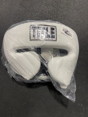 TITLE Boxing Leather Sparring Headgear