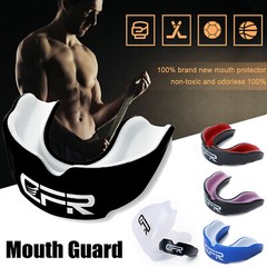 Gum shield mouth guard Boil bite rugby boxing baseball hockey karate sports US