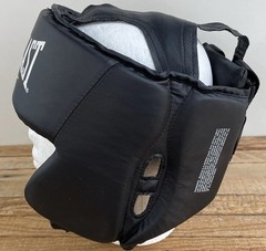 Everlast Adjustable Open Face Head Gaurd Head Gear With Everfresh – Black