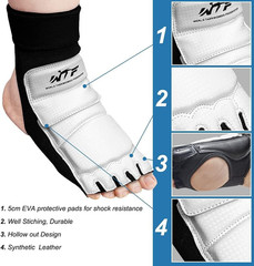 Taekwondo Sparring Gear Foot Protector Karate Boxing Sparring Foot Guard, Martia