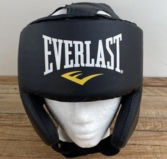 Everlast Adjustable Open Face Head Gaurd Head Gear With Everfresh – Black