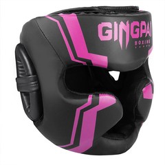 GINGPAI Full Face Boxing Headgear MMA Muay Thai Training Head Protection S/M/L