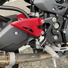 Motorcycle Accessories Rider Front Foot Peg Footrest Rear set Heel Plates Black