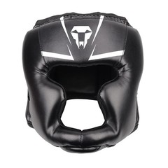 LangRay Boxing Headgear for Kids Adults: MMA Kickboxing Large, Black