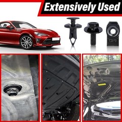45PCS Engine Under Cover Splash Shield Guard Body Bolts Screws, Universal