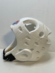 DXV Vision Tae Kwon Do karate open face headgear youth child white