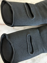 Combat Sports Washable MMA Elastic Cloth Shin & Instep Padded Guards Med NEW