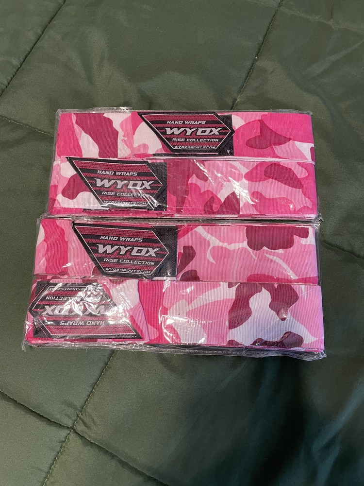 wyox hand wraps rise collection pink camo (SET OF 2)