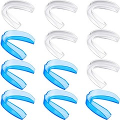 BBTO 20 Pieces Sports Mouth Adult (11 yrs & Above), Transparent Color, Blue