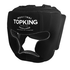 Top King Boxing Sparring Helmet TKHGEC-LV “EXTRA COVERAGE” Black