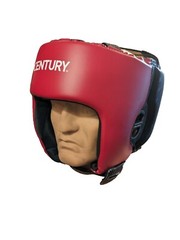 Century Brave Open-Faced Headgear Advanced Foam Core RED SMALL/MEDIUM -used