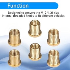Shift Knob Thread Adapters Universal M8 X 1.25, M10 X 1.25, M10 X 1.5 Fit for