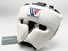 Winning Full Face Head Gear FG-5000 BLACK L Size Face Guard Boxing USED JAPAN