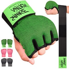 BeSavage Gel Padded Inner Gloves with Hand Wraps MMA Muay Thai Boxing Fight PAIR