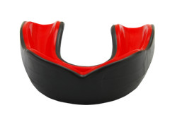 Oral Mart Boxing Martial Arts MMA Flag Football Mouth Guard (Black/Red)