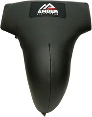 Amber Boxing MMA Groin & Abdominal Protector, High-Density EVA Foam, PU Leather