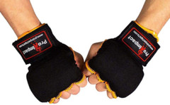 Pro Impact Padded Gloves Boxing MMA Kickboxing Muay Thai Knuckle Wrist Wrap XL
