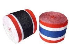 Boxing Bandage Cotton Stretch Thai national flag style cloth exercise 4.5mx5cm
