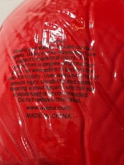 ProForce Lightning Red Martial Arts Sparring Headgear Large Durable Foam Safety