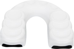 Adult Mouthguard with Vents for Enhanced Breathing and Speech – White/Black