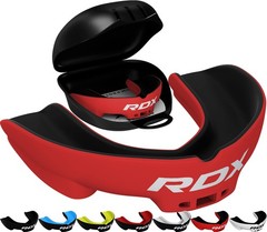 RDX Mouth Guard for Boxing MMA Kickboxing Muay Thai Junior Below 12 Year, Red