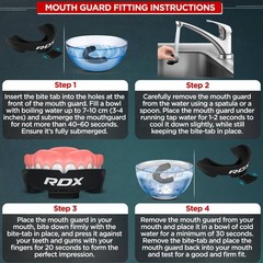 RDX Mouth Guard for Boxing MMA Kickboxing Muay Thai Junior Below 12 Year, Red