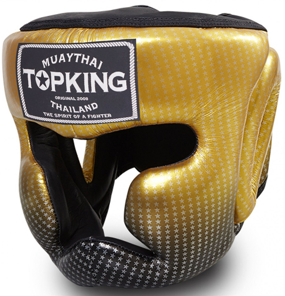 Top King Boxing Sparring Helmet TKHGSS-01GD Super Star Gold