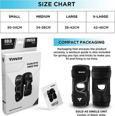 Knee Support Brace by RDX, Elastic, Knee Support for Joint Pain Relief, Neoprene