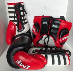 Ringside Competition Headgear M / Boxing Kickboxing Gloves 16 Oz Impact Foam