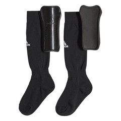 Adidas Performance Youth Sock Shin Guards Medium Black/White Soccer Gear