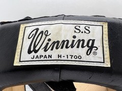 Winning Boxing Vintage Old Logo CM-20 Punching Mitt & H-1700 Headgear Set Japan