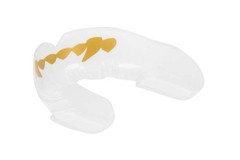 DBX Bushido Tooth Protector Jaws Gel + Teeth Box White/Gold