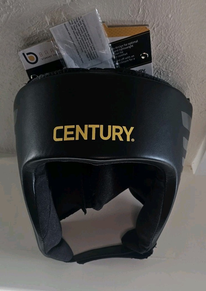 New With Tags Boxing MMA Karate Headgear CENTURY Brave Open Face L/XL