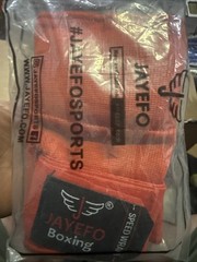 Jayefo Padded Inner Gloves Boxing – Elastic Speed Wraps Red two layers gel pad