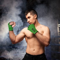 Compression Sleeves Boxing Hand Wraps Elastic Quick Wraps Fist Protection Green