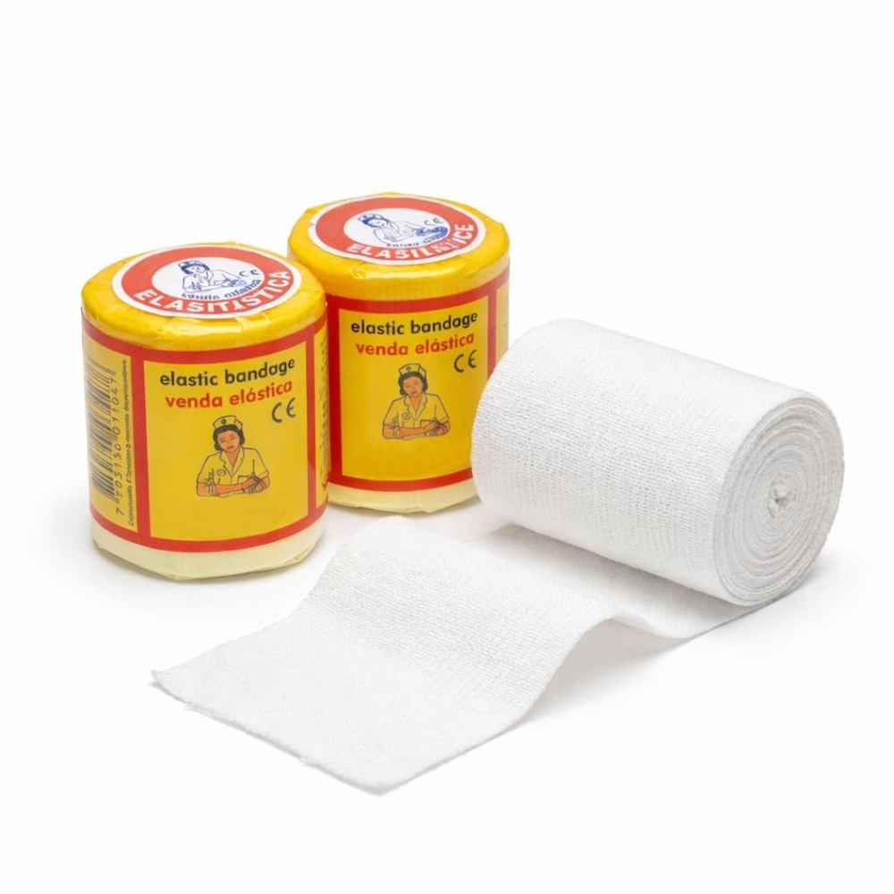 Le Roy Mexican Boxing Hand Wraps, Elastic Bandages, 2 2 inch*5.5 yards, White